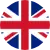 Small GB flag in a circle